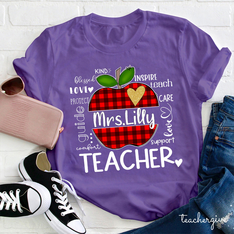 Personalized To Love To Guide To Support Teacher T-Shirt