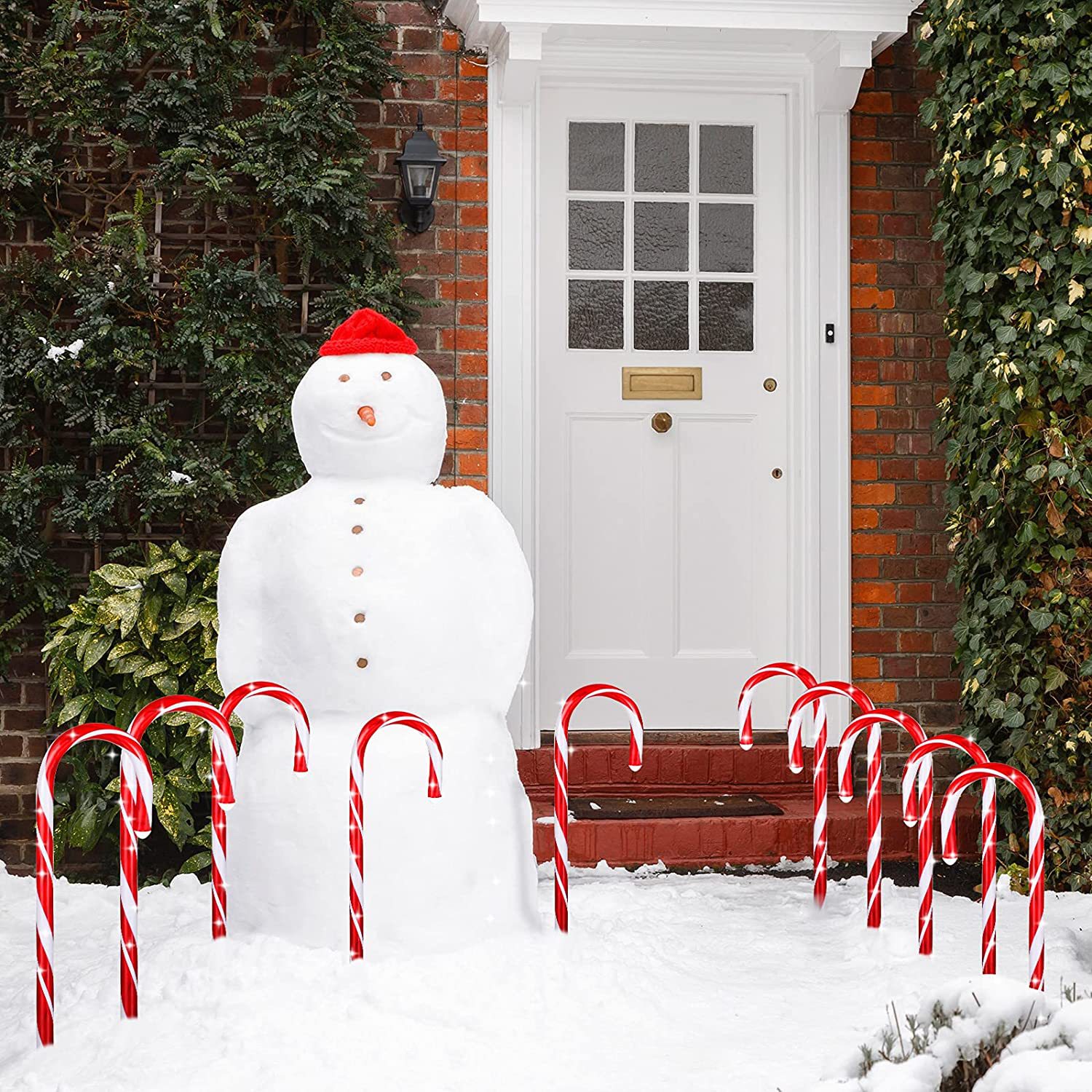 Christmas Solar Candy Cane Lights(5PCS)