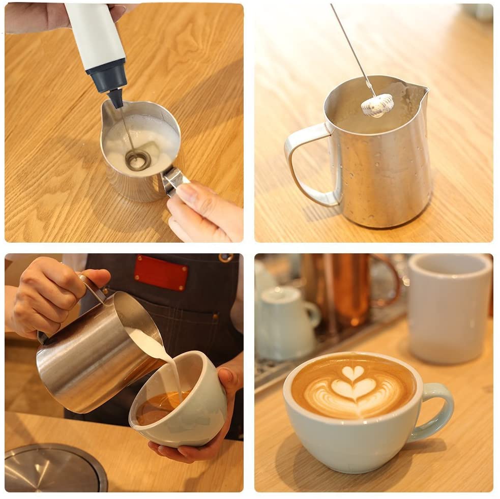 Rechargeable Stainless Steel Hand Electric Stirrer Egg/Milk/Coffee/Sauce/Cocktail