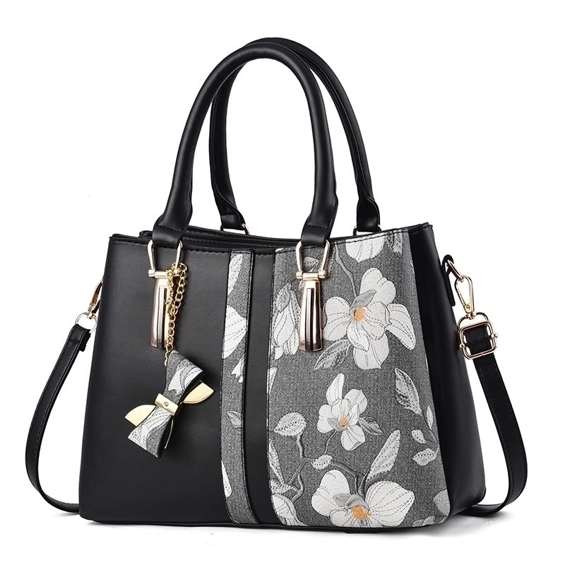 Women's Large All Seasons Pu Leather Classic Style Handbag