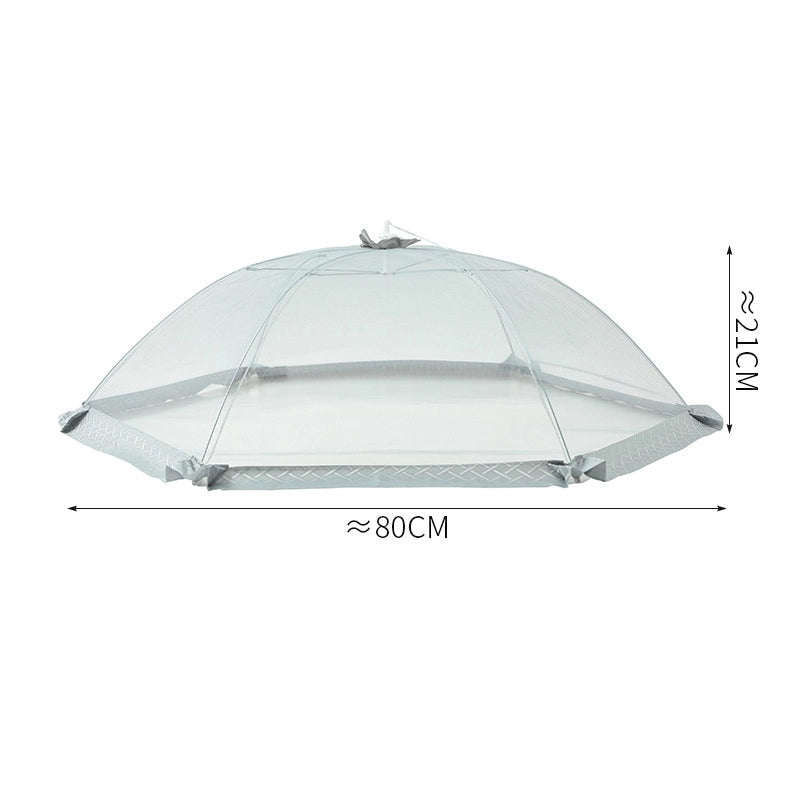 Minimalist Solid Color Polyester Food Cover