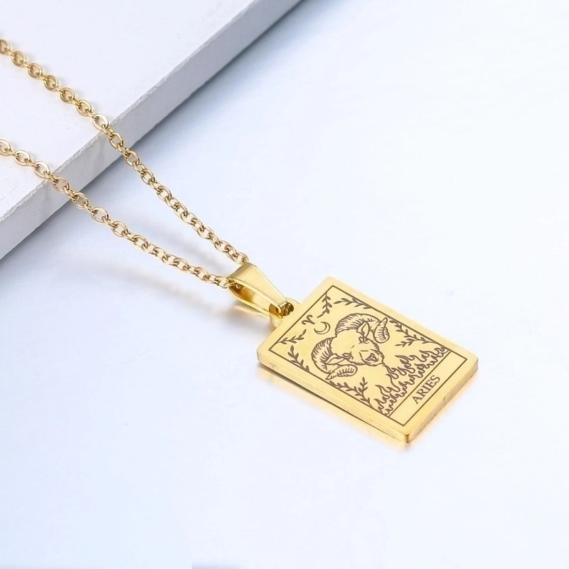 Minimalist Constellation Stainless Steel Plating Necklace