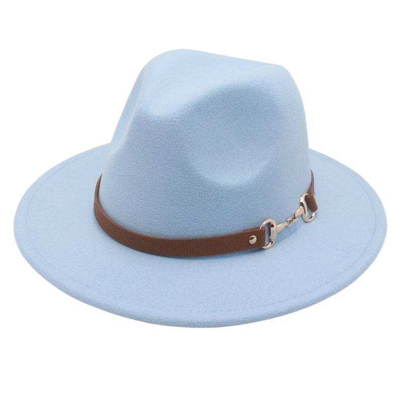 Top Hat Shanghai Beach Gentleman Performance Outdoor Travel Autumn And Winter Hat Fedora