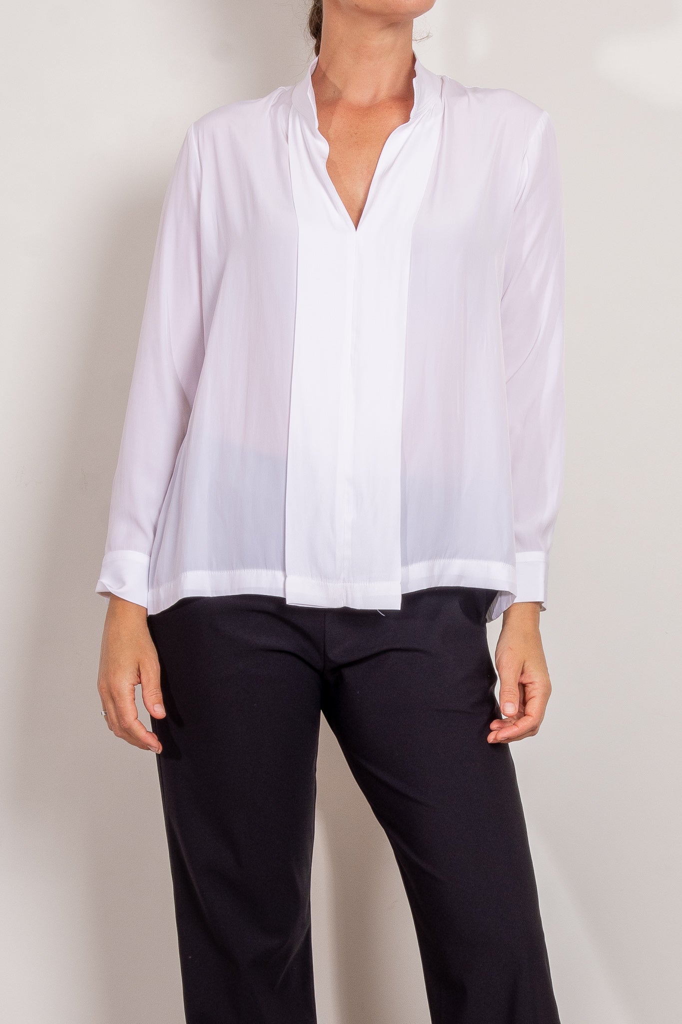 Mela Purdie Bevel Neck Shirt Mache