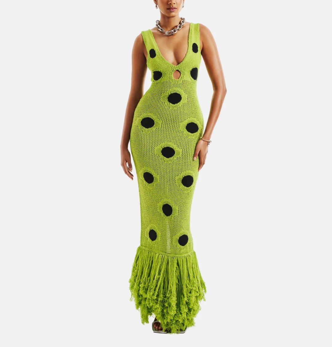 Forest Knit Maxi Dress