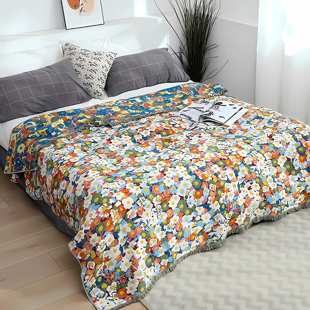 Reversible Tassel Blanket