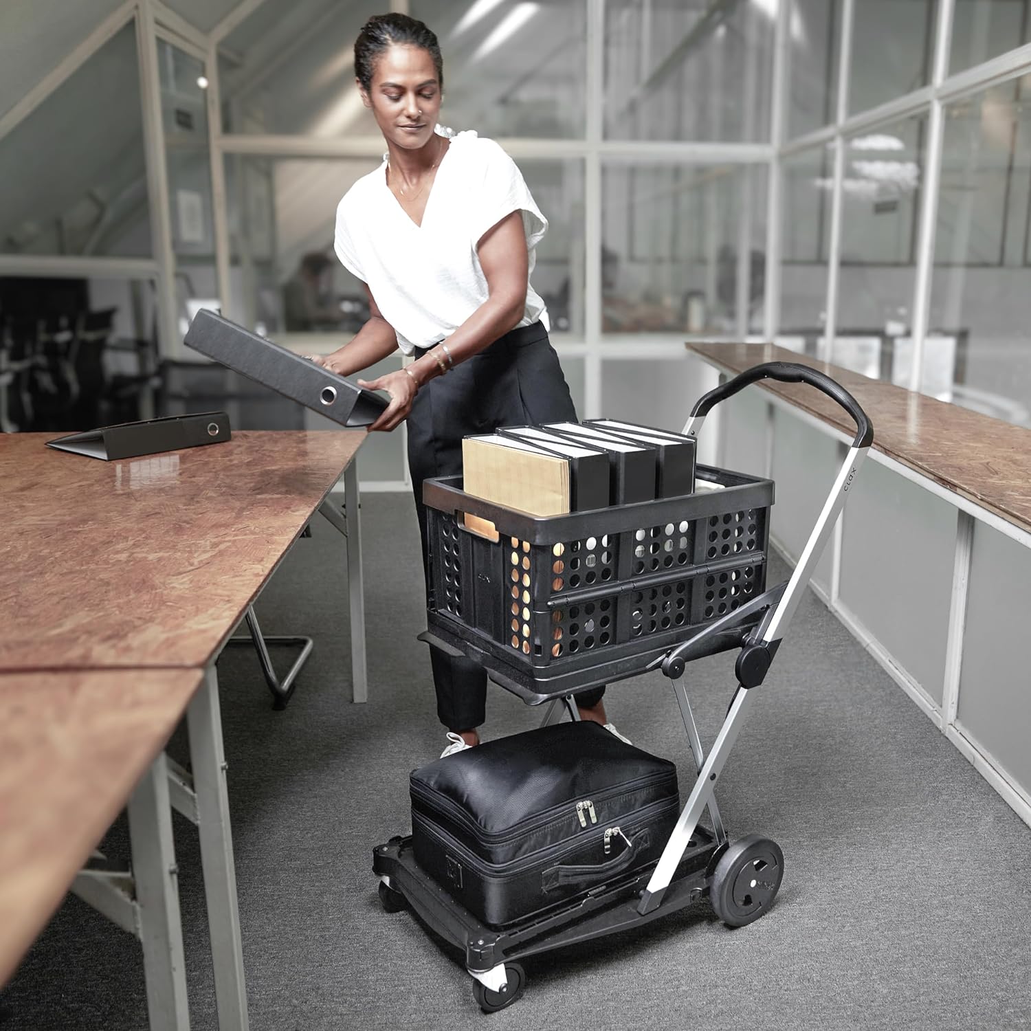 🔥Last Day Limited To 100 Units Only $39.99🔥Factory Clearance Multi use Functional Collapsible Carts