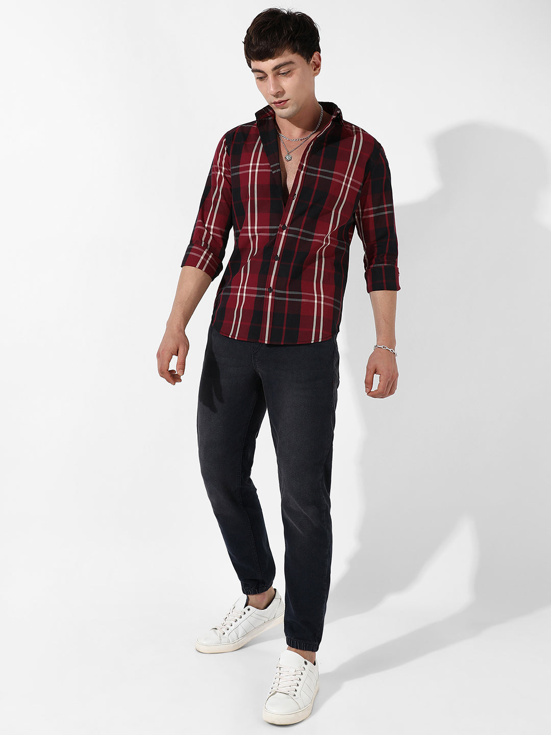 Cotton Plaid Shirt