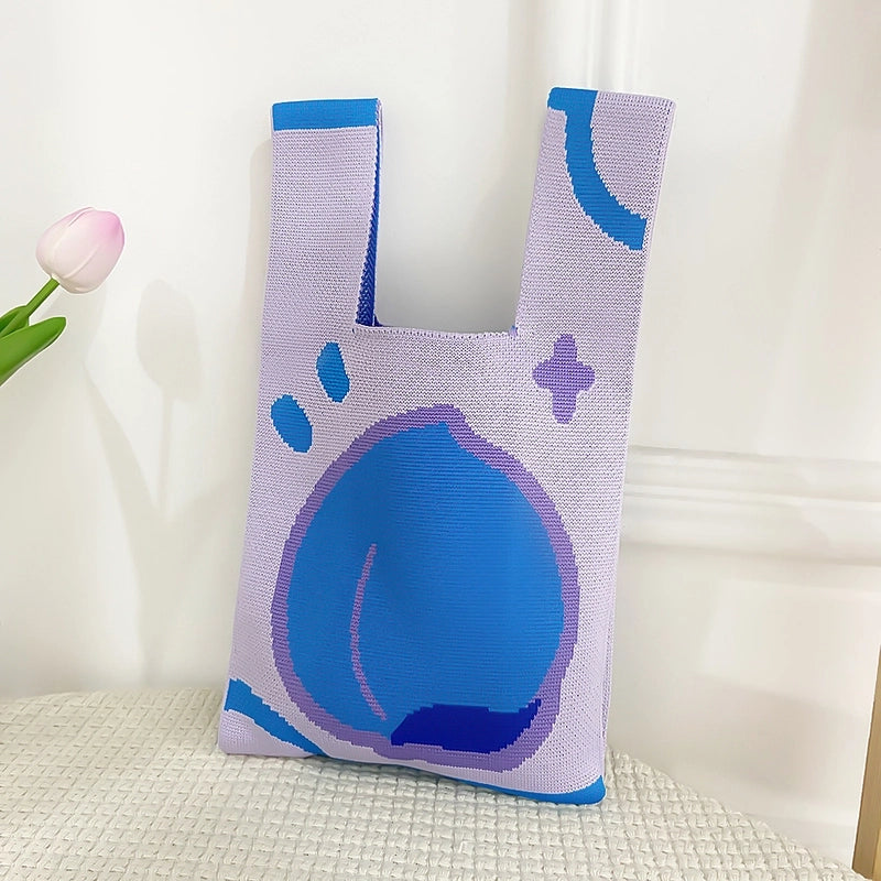 Women's Medium Polyester Animal Cartoon Flower Cute Classic Style Lock Clasp Handbag