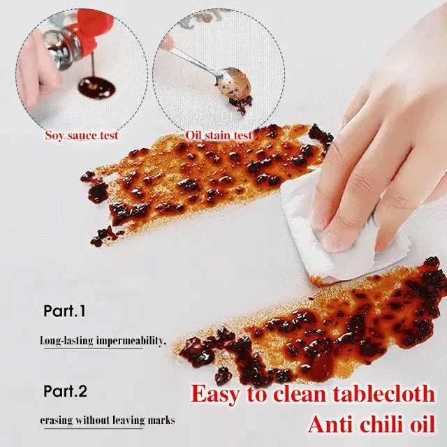 🔥Hot Selling🎁Waterproof and oil-proof embroidered tablecloth