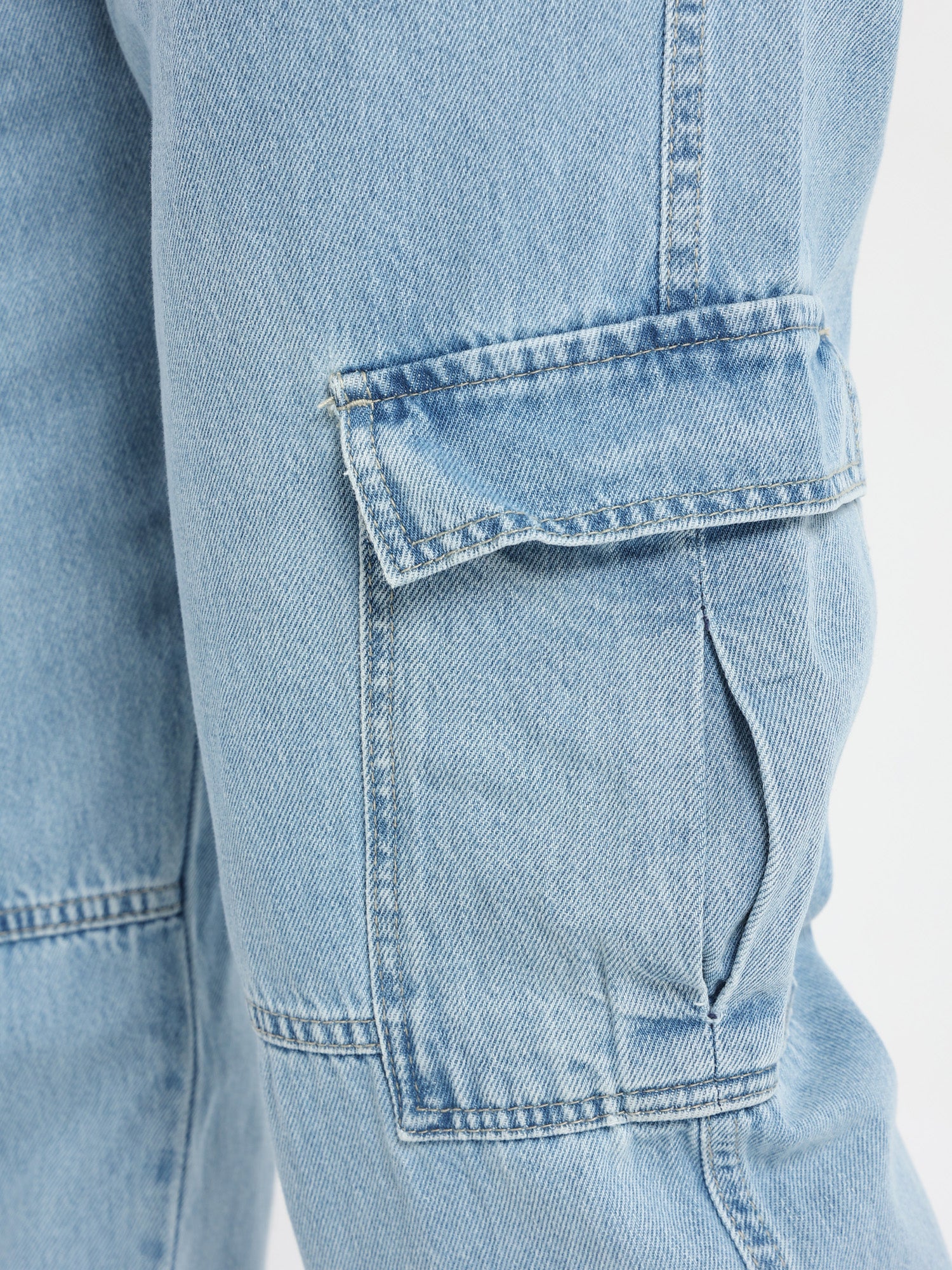 Casual Cargo Denim Jeans