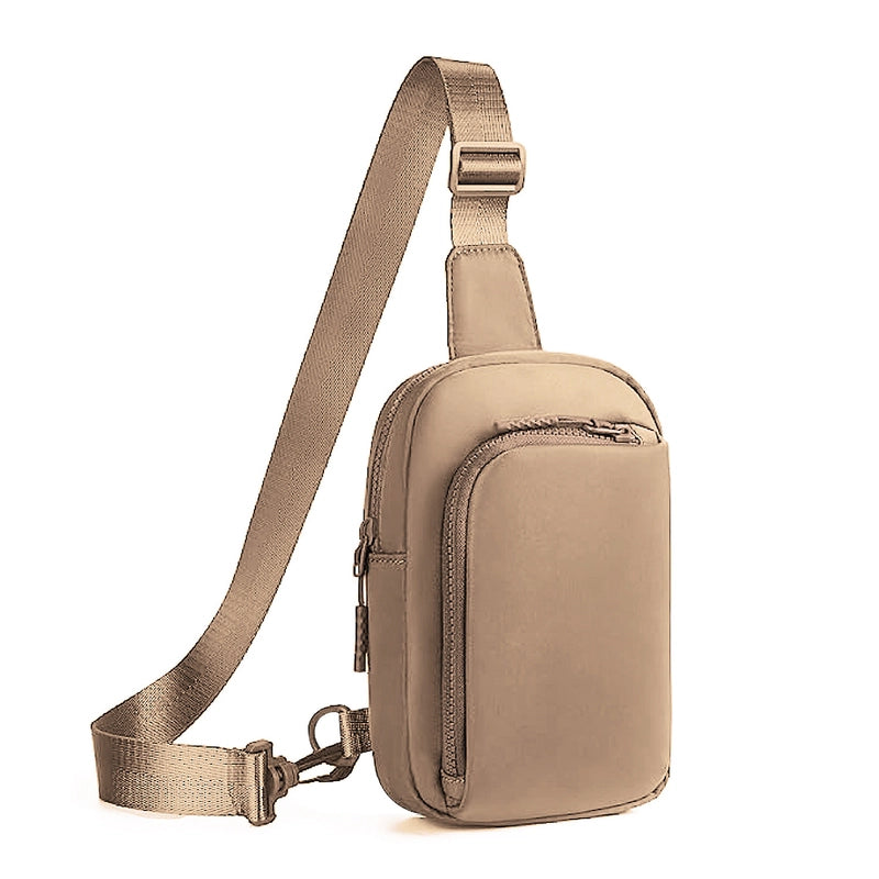 Unisex Basic Solid Color Polyester Waterproof Waist Bags