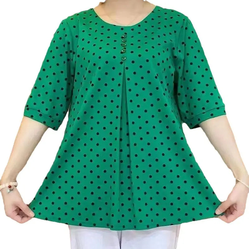 🔥Hot Sale - 50% OFF💝New Polka Dot Print Shirt