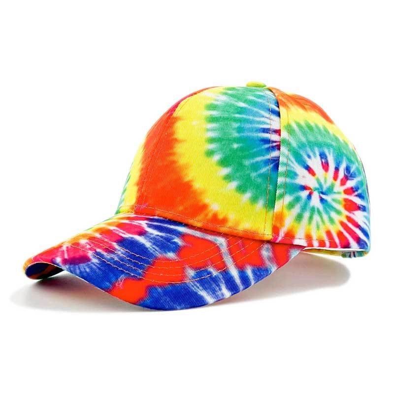 Unisex Fashion Colorful Printing Curved Eaves Baseball Cap