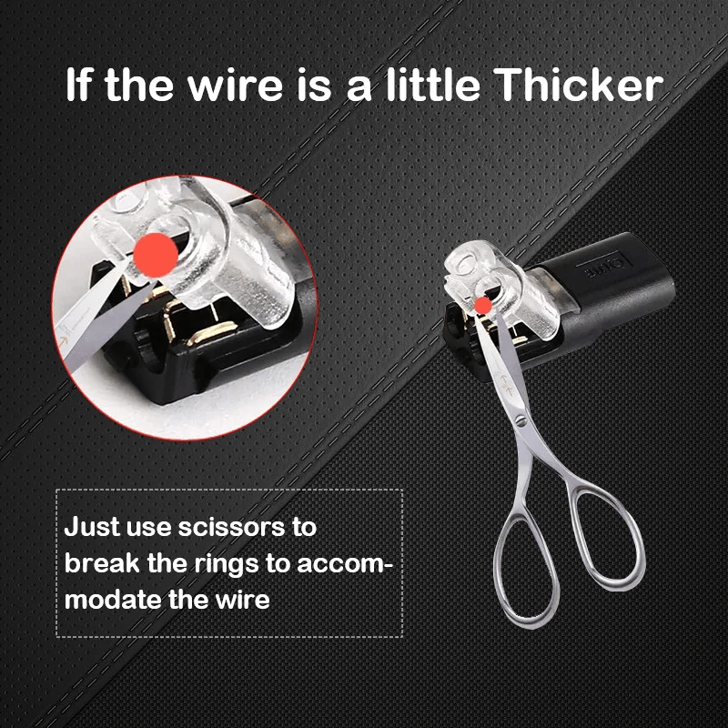 Double-wire Plug-in Connector With Locking Buckle(The more you buy. the more discounts you get)