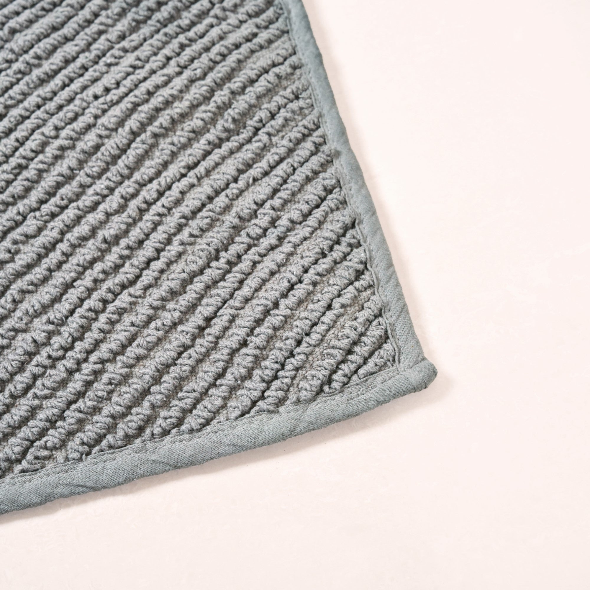 Tufted Cotton Reversible Muted Tones Floor Mat Duo 60x40cm