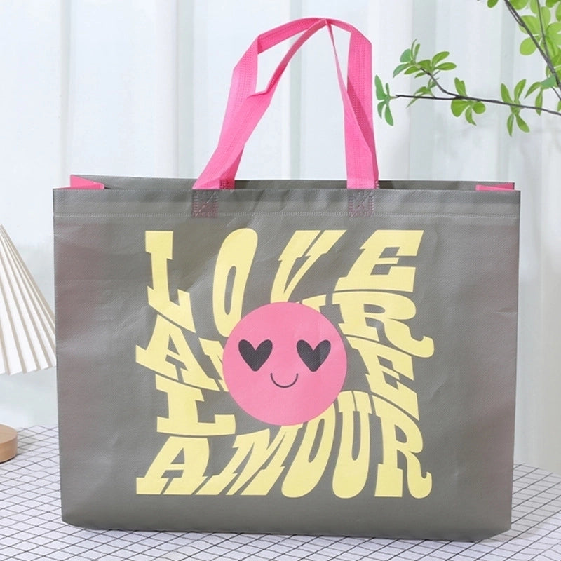 Cartoon Cute Non-woven Bag Spot Shopping Mall Clothing Store Children's Clothing Store Non-woven Bag With Logo Shopping Gifts
