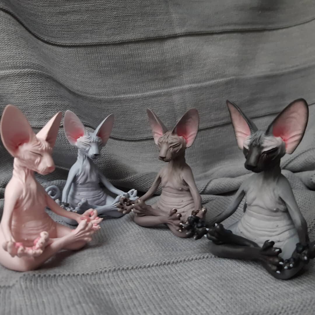 🔥 Promotion🔥😻Sphynx Cat Meditate Yoga(BUY 2 FREE SHIPPING)