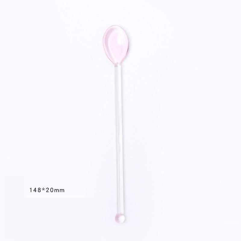 Minimalist Transparent Glass Spoon