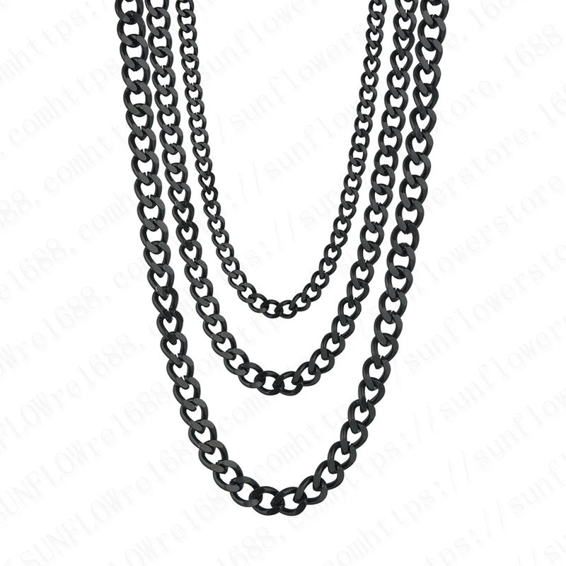 Fashion Minimalist Geometric Stainless Steel Plating Necklace