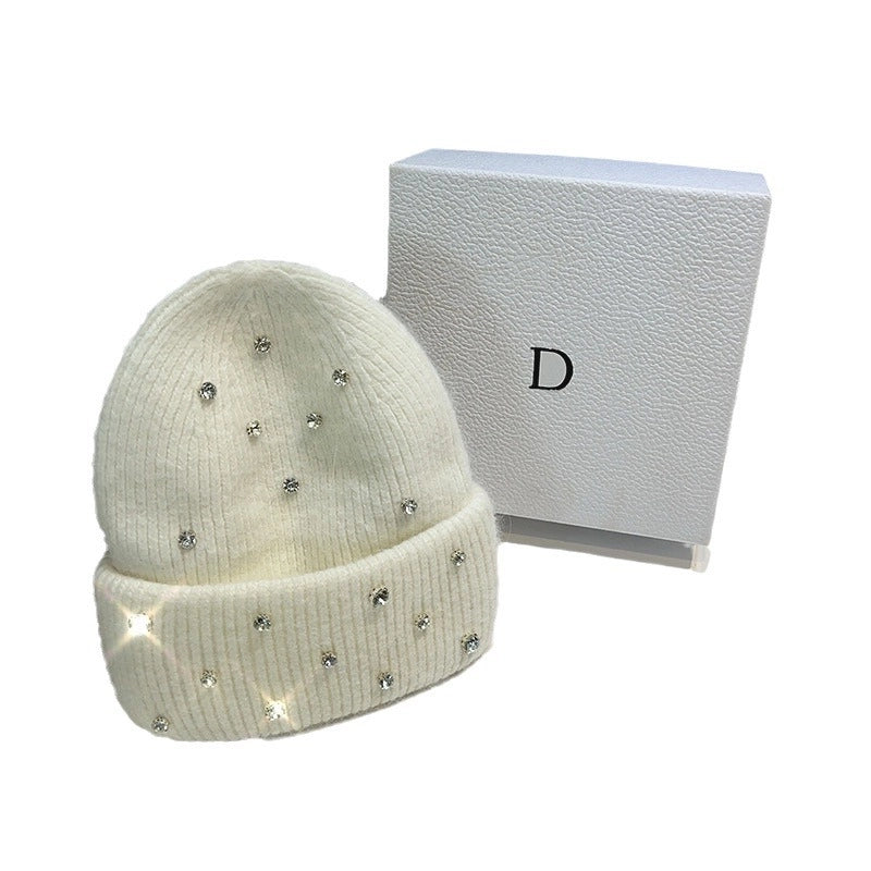 Women's Modern Style Classic Style Solid Color Eaveless Wool Cap