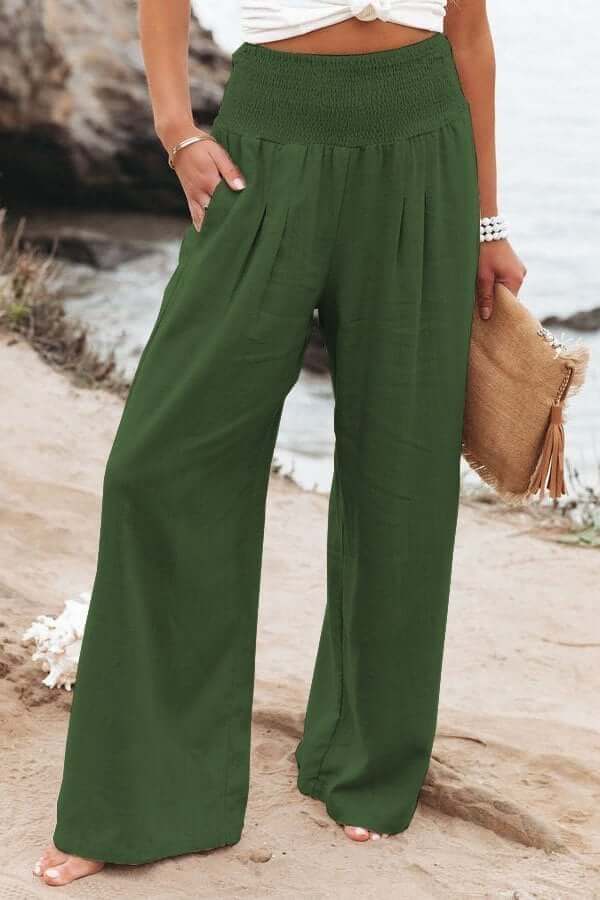 New Arrival - 49%OFF🔥Casual Wide Leg Cotton & Linen Loose Trousers