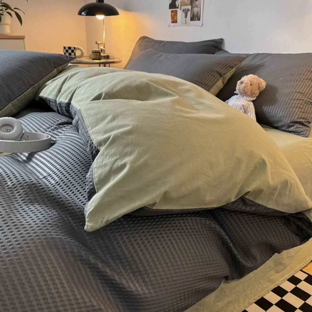 Beaumont Ultra-Soft Waffle Quilt Set | 3pcs Set
