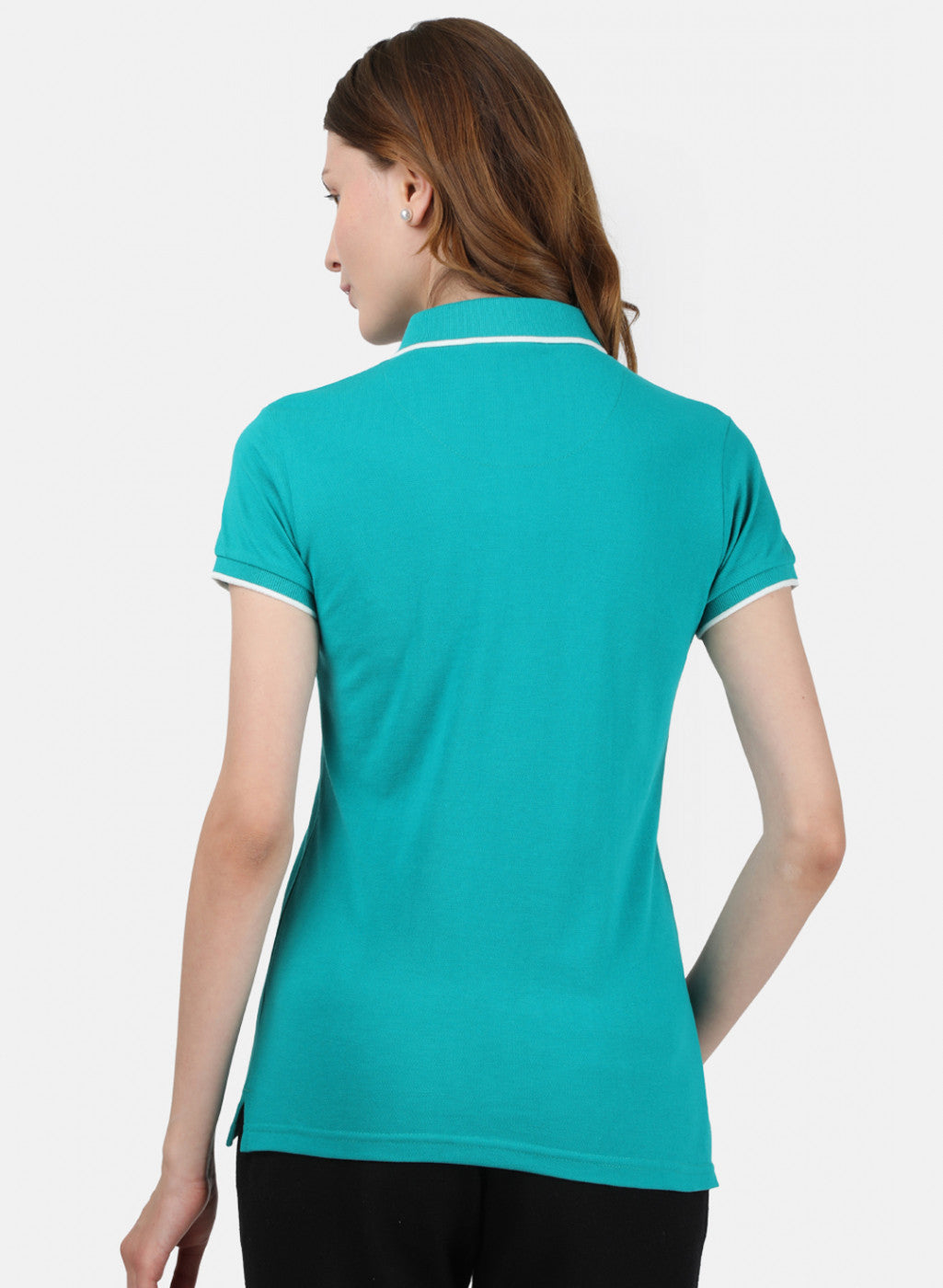 Womens Blue Plain T-Shirt