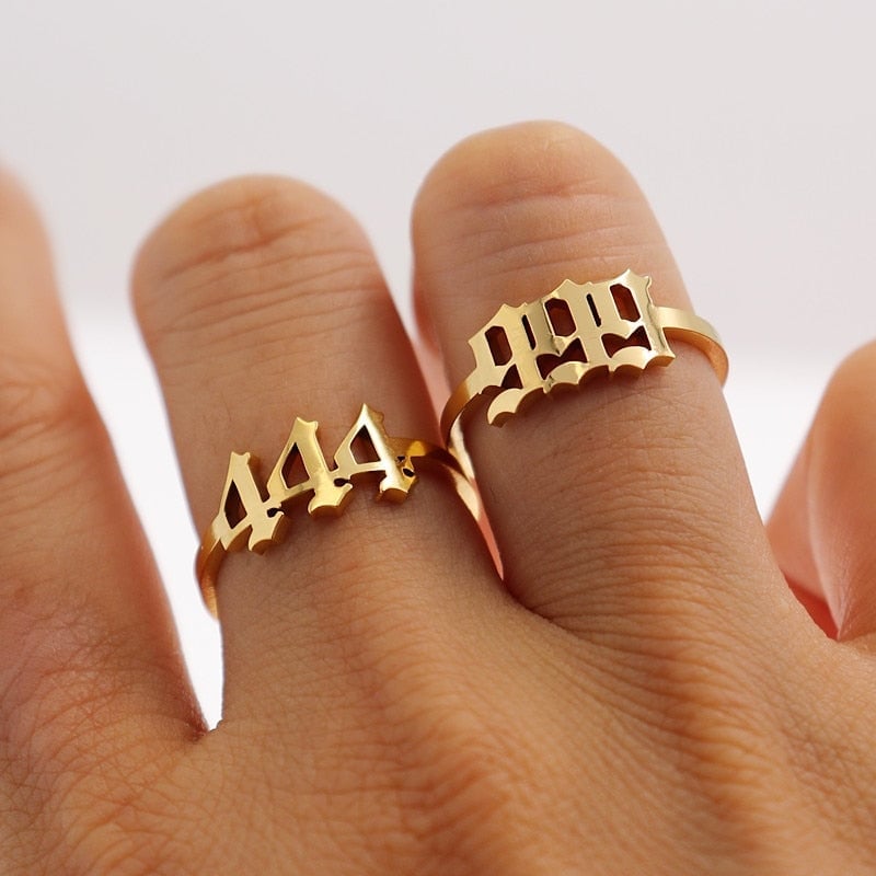 Lucky Angel Number Rings