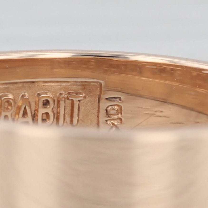 14th Degree Yod Masonic Band 10k Yellow Gold Size 7.5 Scottish Rite Ring