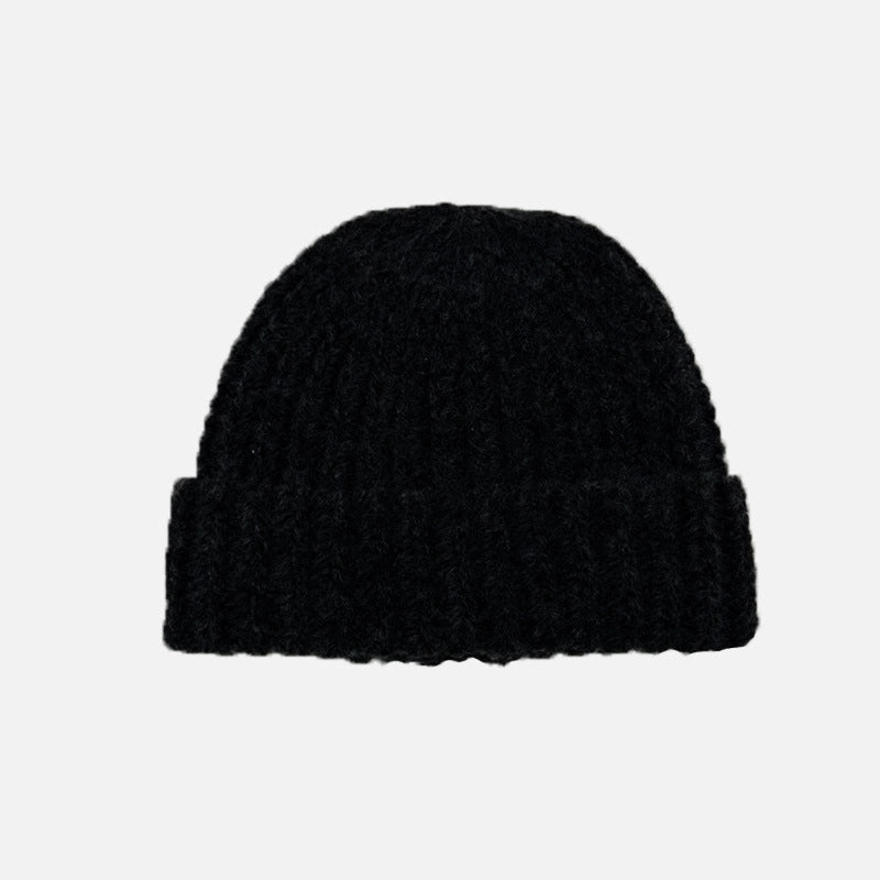 Women's Elegant Basic Solid Color Eaveless Wool Cap