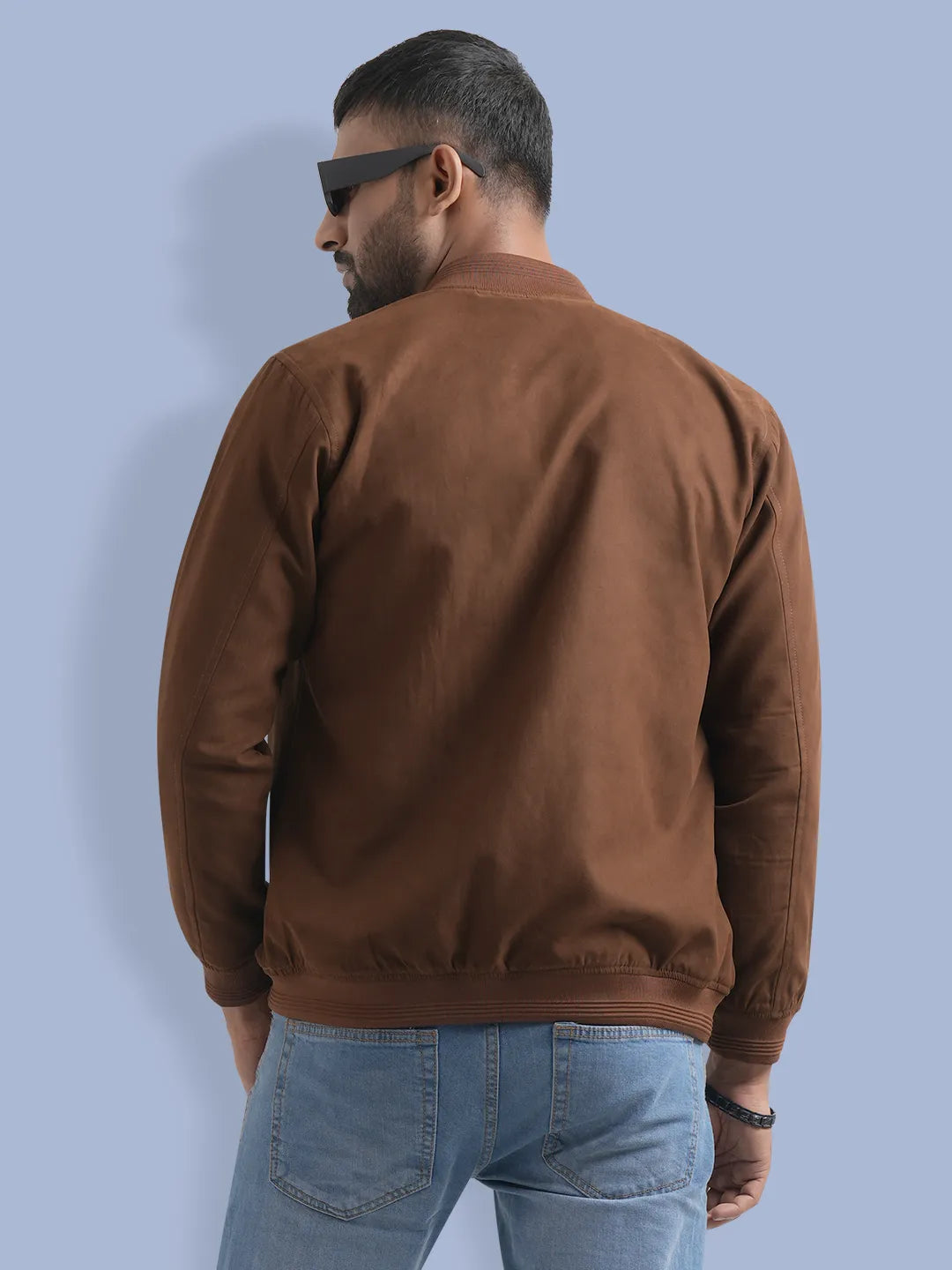 Men's Suede Leather Reverse Jacket