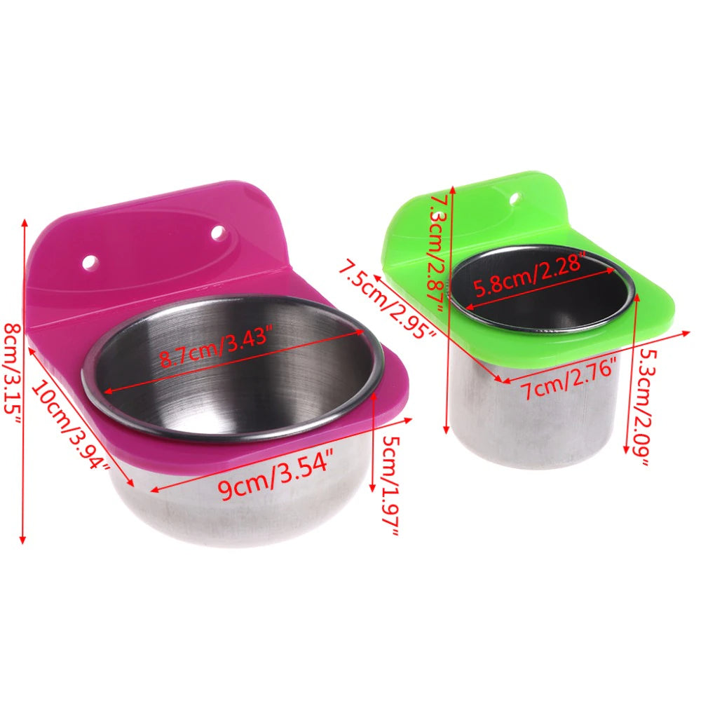 Bird Feeder Steel Bowl