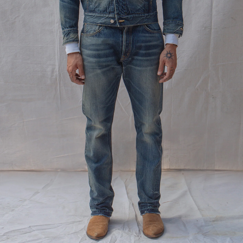 Men's 14oz Japanese Cotton Selvedge Denim Pants