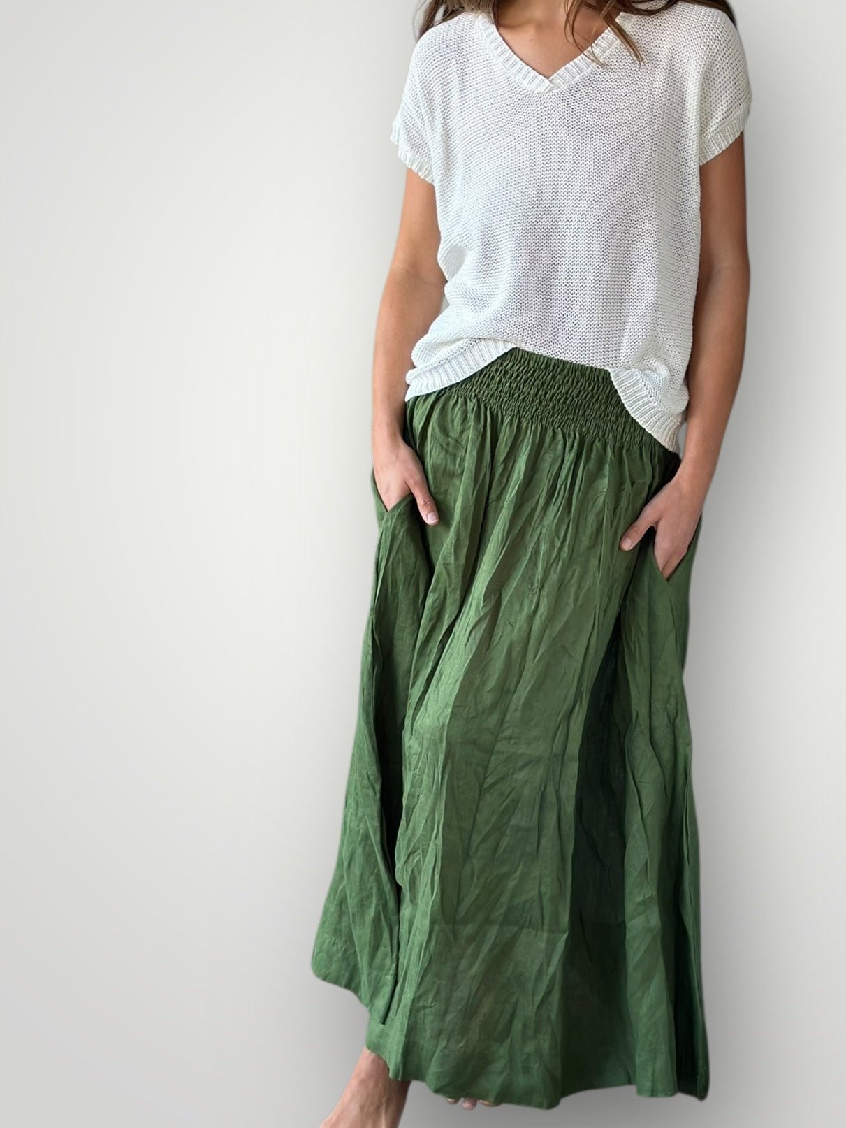 moss linen
