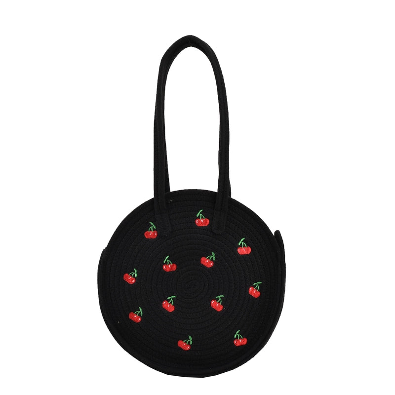 Women's All Seasons Special Material Straw Basic Shoulder Bag