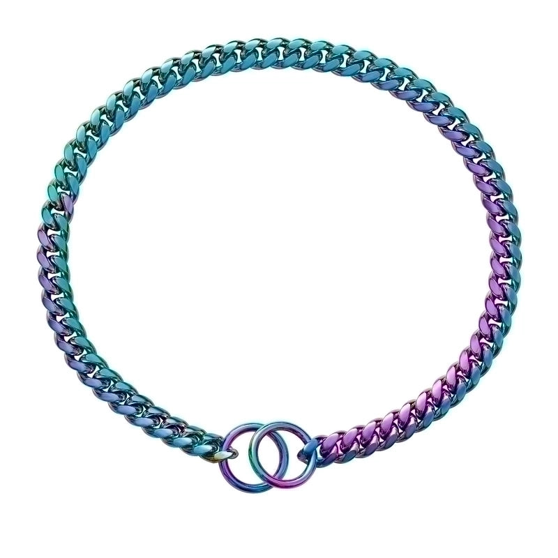 Casual Stainless Steel Solid Color Pet Collar