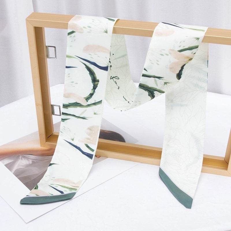 Women's Casual Minimalist Printing Plaid Flower Polyester Hair Band