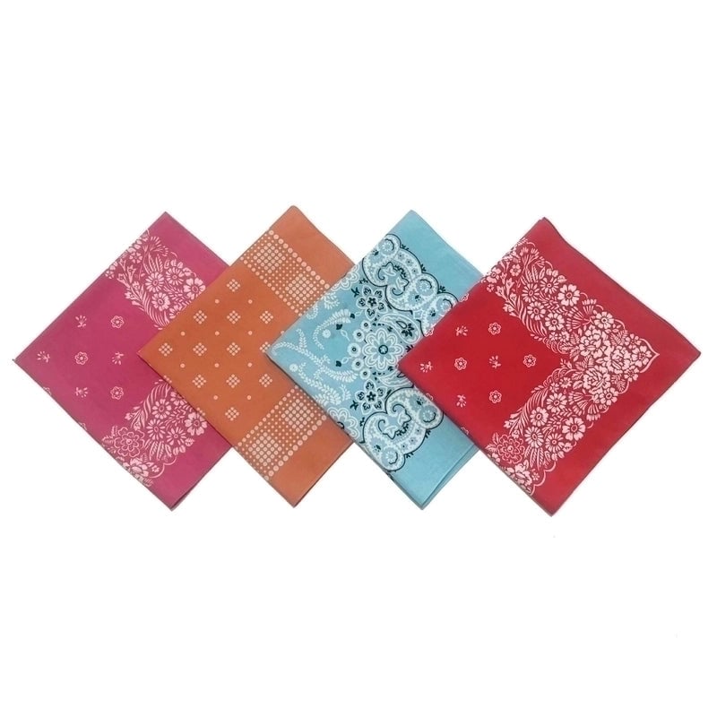 Unisex Casual Color Block Cotton Kerchief