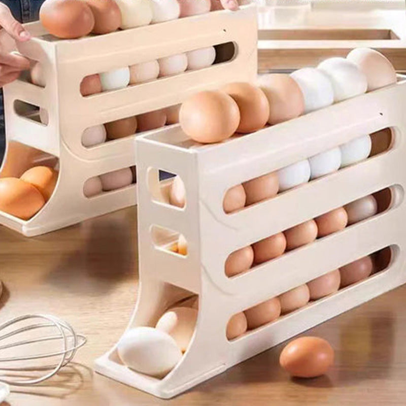 💥4-Tier Tilted Design Egg Storage Rack🥚