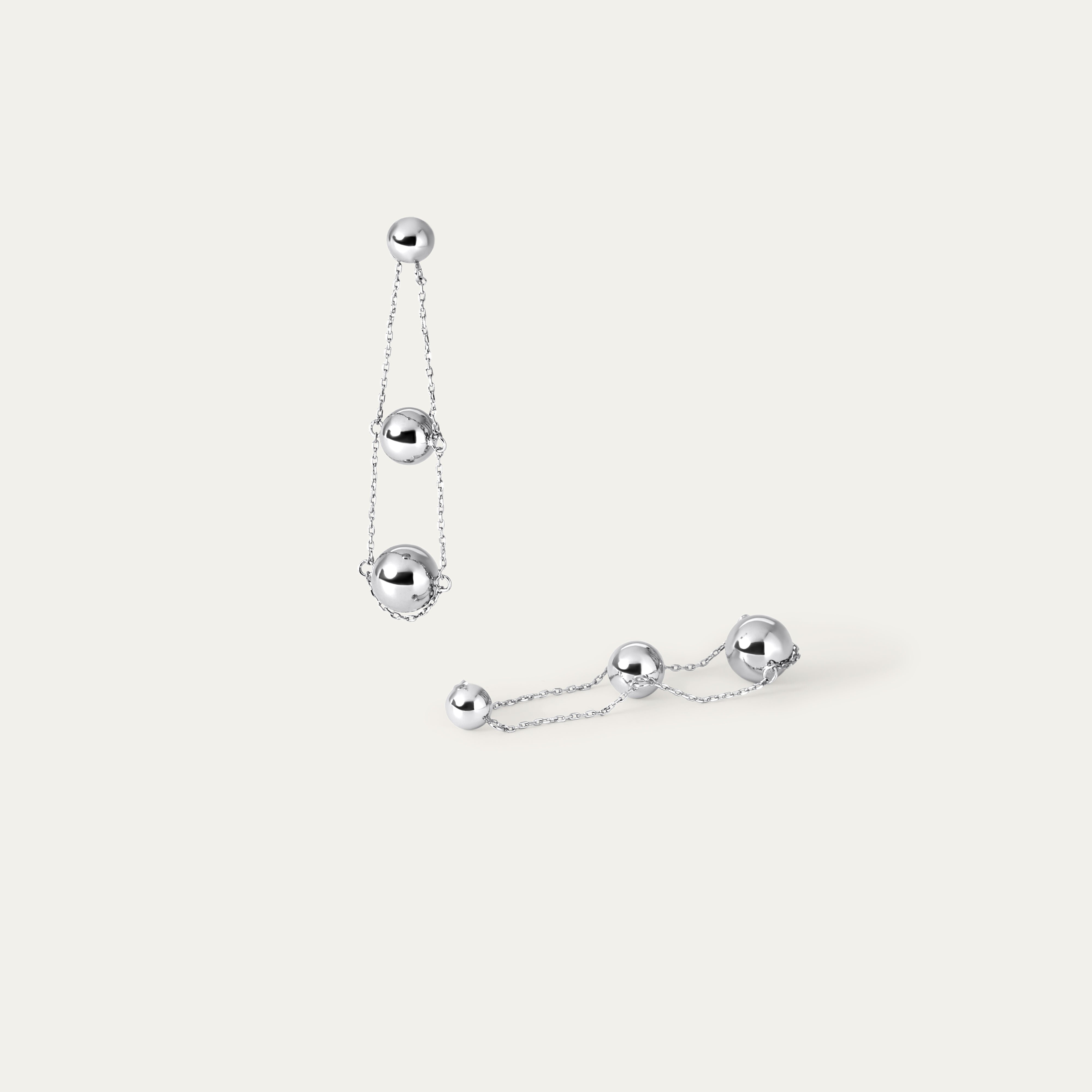 Fonia Earrings (Silver Brass)