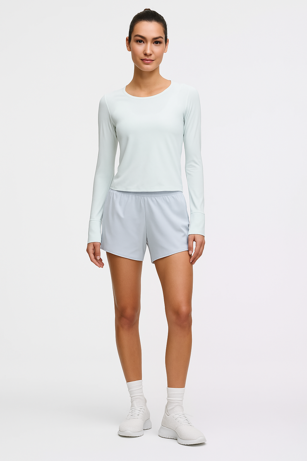 Quick Dry Sports Shorts With Elastic