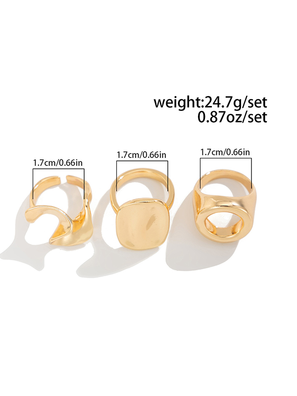 Geometric Ringent Rings Accessories
