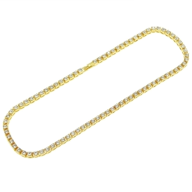 Single-row Diamonds One-row Diamond Necklace Full Of Diamonds Tennis Chain