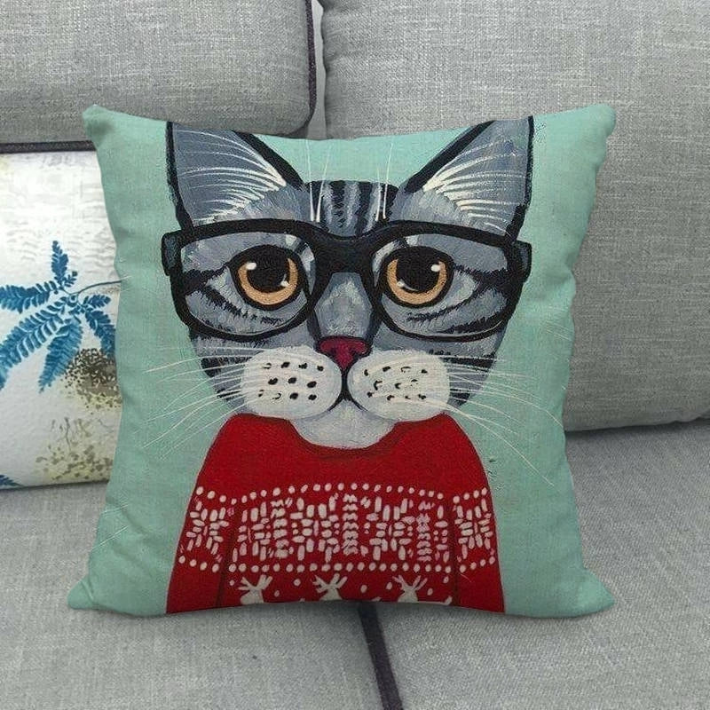 Pastoral Animal Linen Pillow Cases