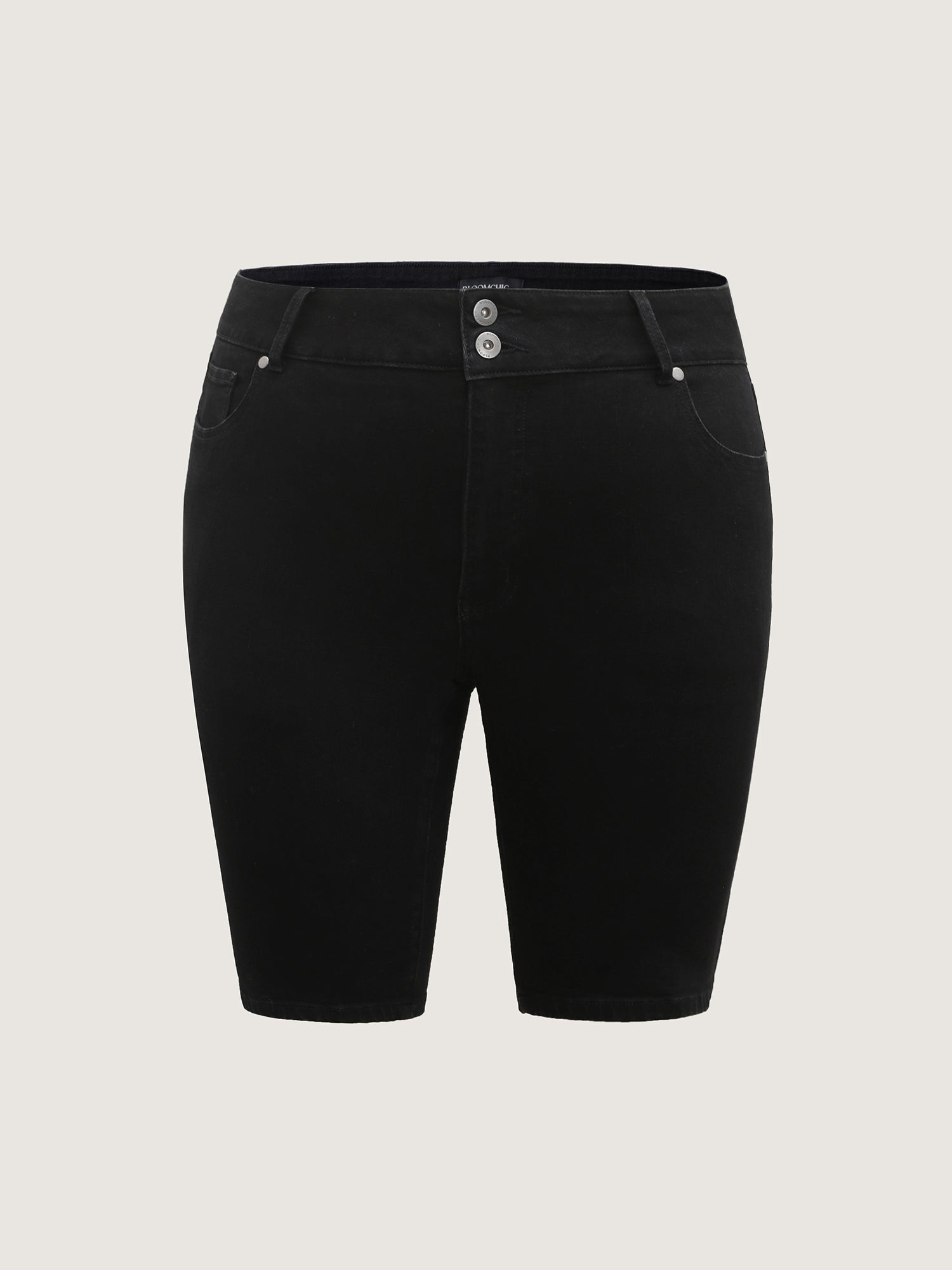 Classic Skinny-Fit Denim Shorts