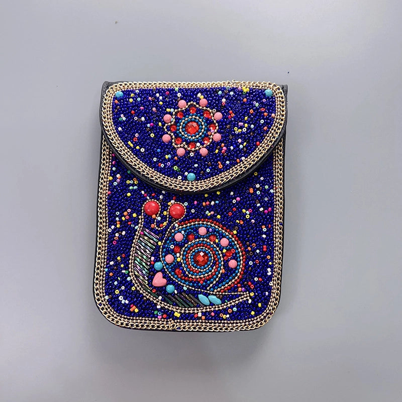 Women's Pu Leather Flower Vintage Style Classic Style Square Magnetic Buckle Phone Wallets