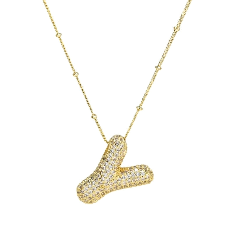 Minimalist Letter 304 Stainless Steel Pendant Necklace