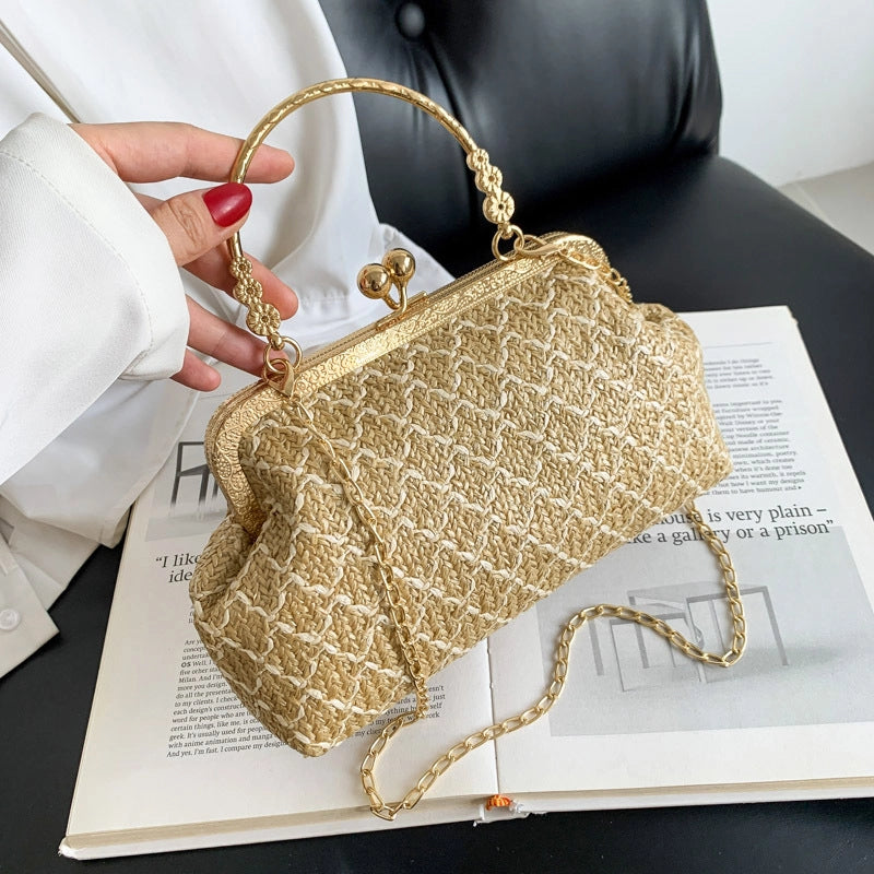 Women's Small All Seasons Braid Ethnic Style Handbag