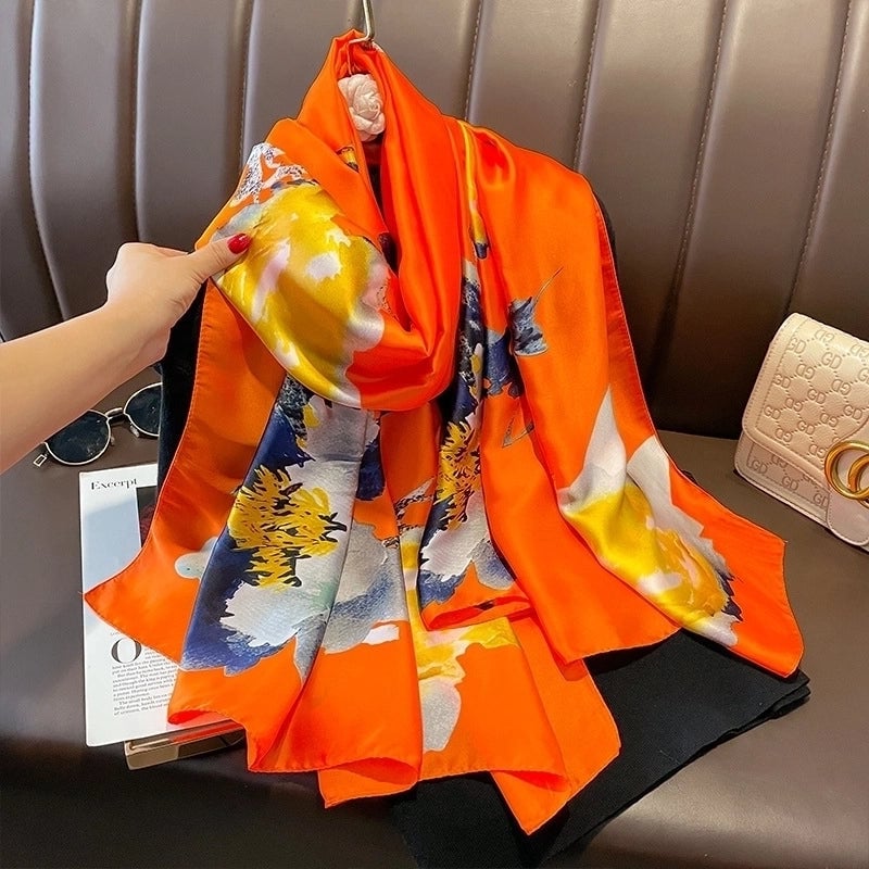 Fashion Silk Scarf (707 Main Color) Nhcj0164-707 Main Color